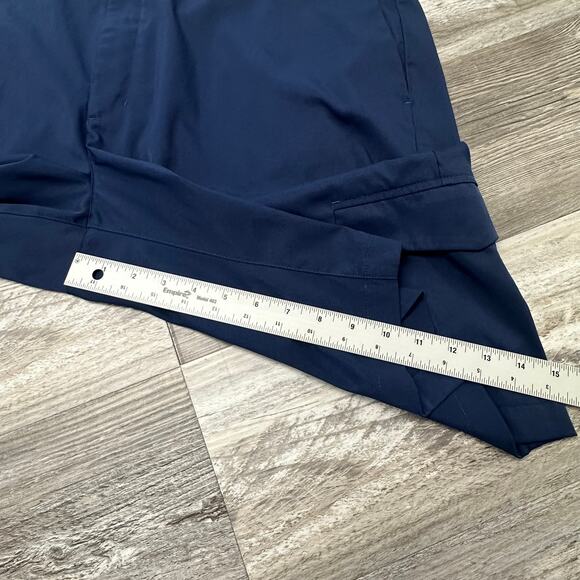 Nike Golf Dri Fit Shorts Navy Blue Mens 42 Stretch Chino Performance Cargo Golf - Picture 6 of 10